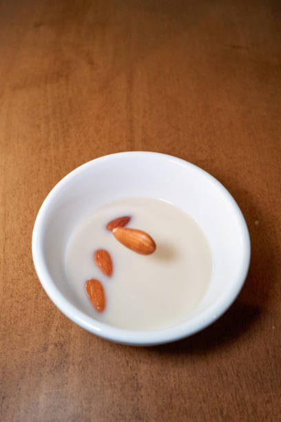 istock Sprouted almonds shot indoor on a natural background 1851624220