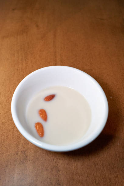 istock Sprouted almonds shot indoor on a natural background 1851624221