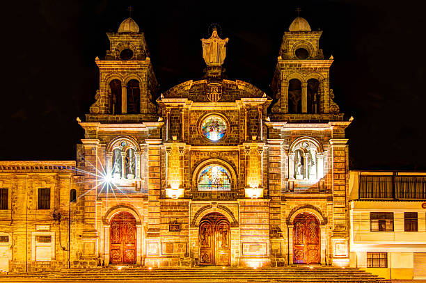 One of the many churches in Ibarra, Ecuador.