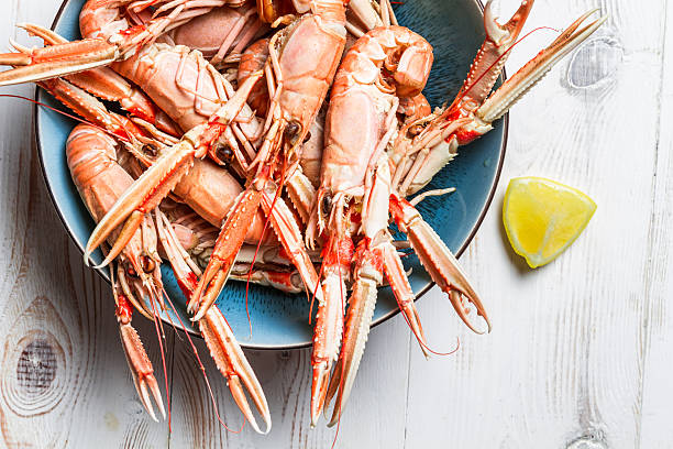 istock Lobster with lemon as a seafood dish 185165728