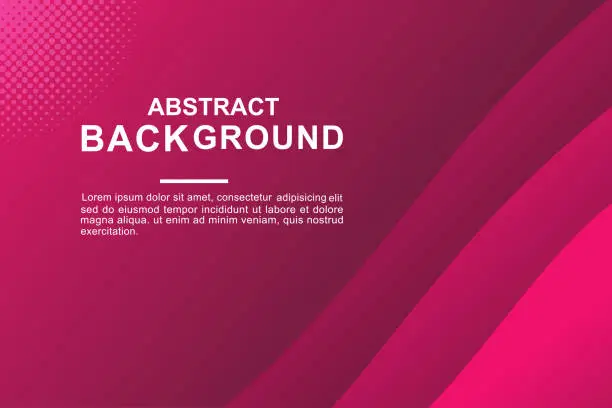 Vector illustration of Paper layer red ruby abstract background. Fluid gradient composition. use for banner, cover, poster, wallpaper, design with space for text. eps 10 vector