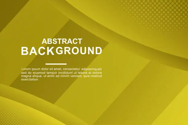 Vector illustration of paper layer yellow abstract background. use for banner, cover, poster, wallpaper ,landing page, web design with space for text. eps 10 vector