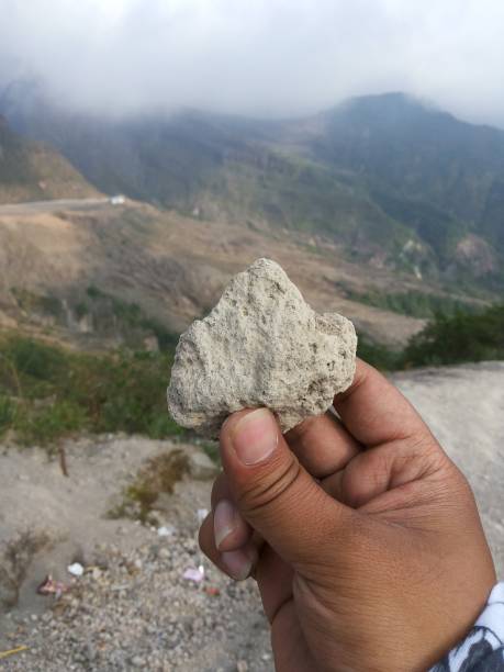 istock Pumice with view of Mount Kelud Crater 1851679006