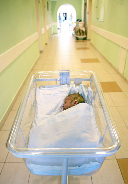 istock Newborn baby in Hospital 185168945