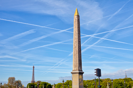 Obelisk of Luxor at Place de la Concorde, Paris