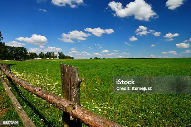 Country Landscape With Beautiful Sky Stock Photo - Download Image Now - Agricultural Field, Agriculture, Backgrounds