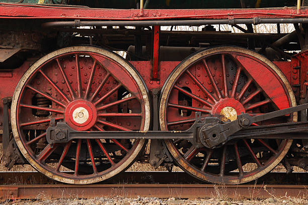 istock Locomotive wheels 185176282