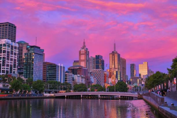 Majestic Sunset in Melbourne