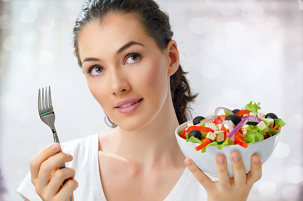 istock eating healthy food 185182448
