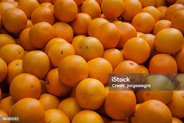 Oranges In A Market Catalonia Stock Photo - Download Image Now - Circle, Color Image, Colors