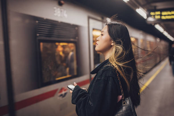 istock Woman in subway station 1851834078