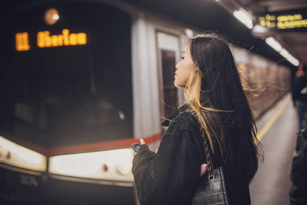 istock Woman in subway station 1851835148