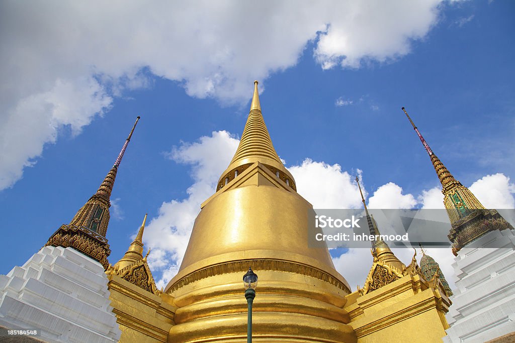 왓 프라깨오 (Wat Phar Kaew), 관자놀이 방콕, 태국, 에메랄드 부다 - 로열티 프리 0명 스��톡 사진