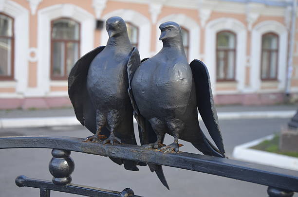 Monumento "amore uccelli" - foto stock