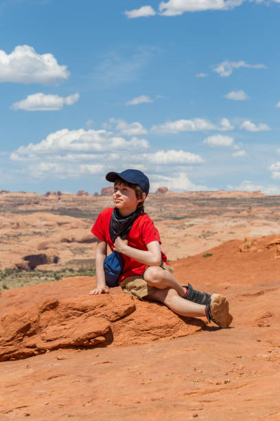 istock Young Hiker Resting Enjoying the View of Utah 1851867651