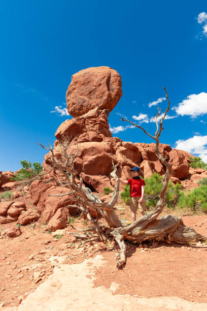 istock Balanced Rock in Arches National Park in Utah 1851867726
