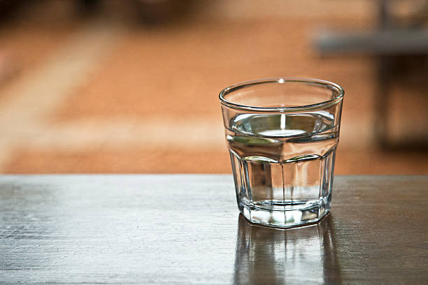 istock Glass of Water on a Table 185189999