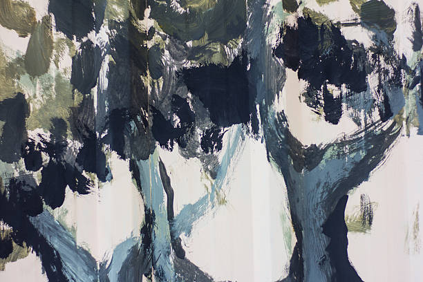 istock Abstract Art Painting on Zinc plate roadside. 185190554