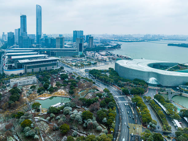 istock Suzhou Industrial Park in Winter 1851905851