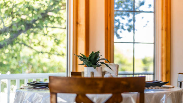 istock Closeup of a wedding table decorations 1851934701