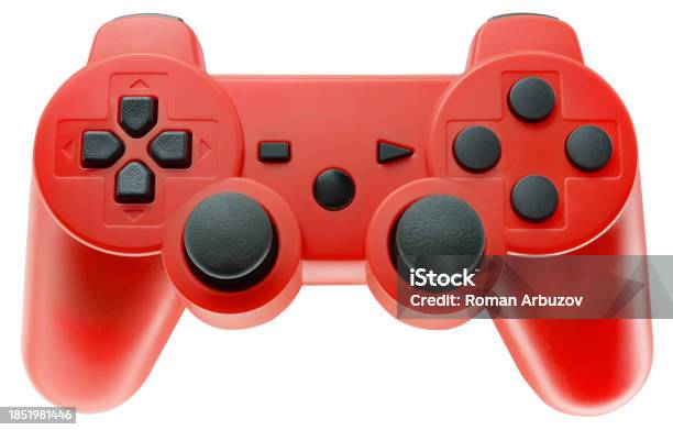 Ide Controller Red Red Gaming Controller Isolated Stock Photo - Download Image Now - Game ...