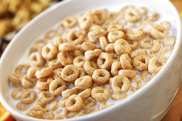 istock Breakfast with milk and cereals 185200289
