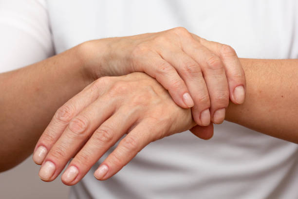 istock Woman hands showing wrist pain 1852016903