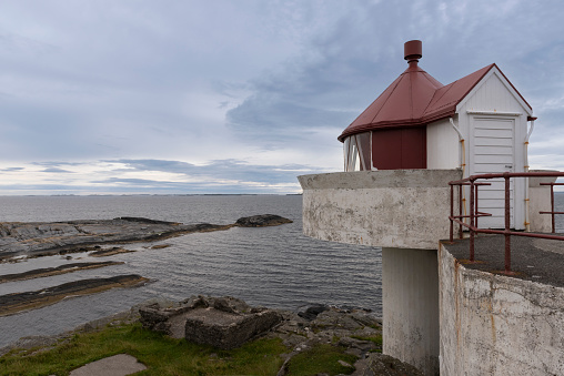 Fjøløy Lighthouse was built in 1849 and is located in Rennesøy Community north of Stavanger City in western Norway.