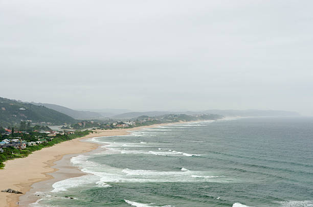 Wilderness in rainy weather "The city of Wilderness in Western Cape, South Africa captured during a rainy day. Rain and humidity causing noise.See more Garden Route here" george south africa stock pictures, royalty-free photos & images