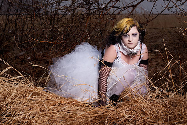 istock Woman Wearing Tutu Outdoors in Storm 185207403