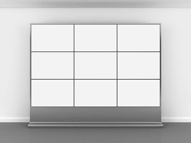 3d blank video wall - 3d wall panel 個照片及圖片檔