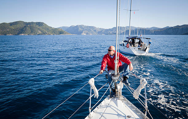 istock Sailboat on Mediterranesn Sea 185207736