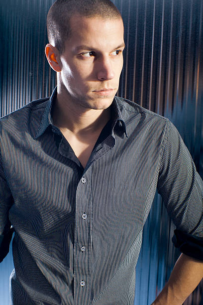 istock Fashion male model 185208017