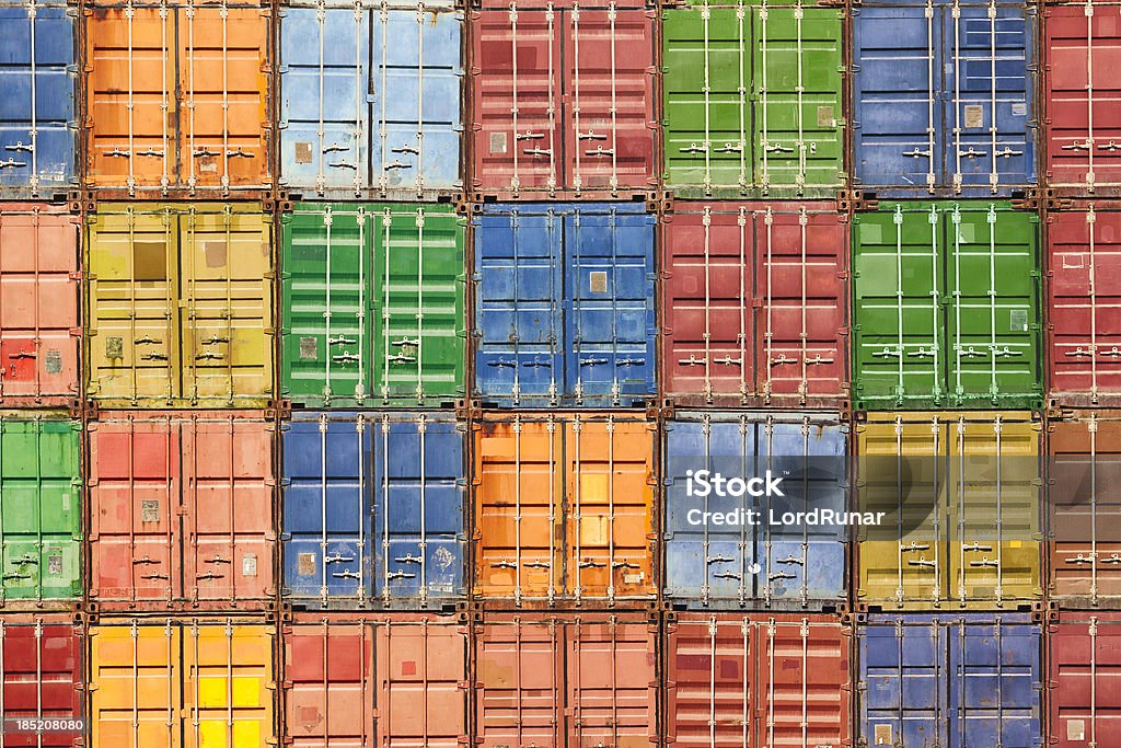 Cargo container - Foto stock royalty-free di Affari