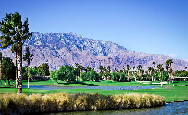 Palm Springs California Golf Course XXXL stock photo
