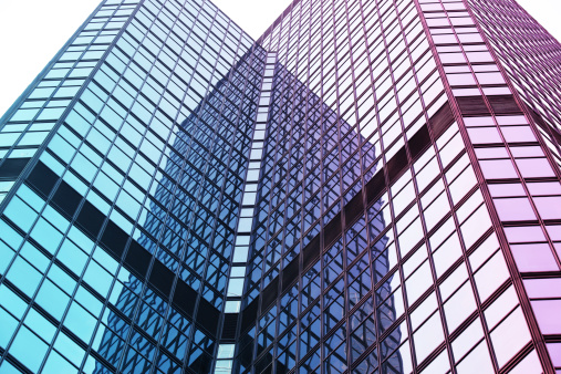 Arquitectura moderna de vidrio photo