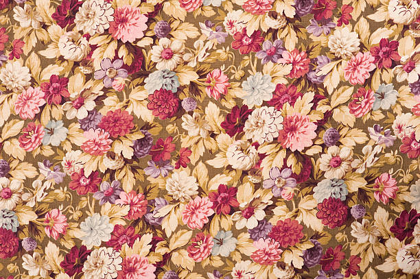 istock Antique Floral Fabric SB50 Close Up 185209330