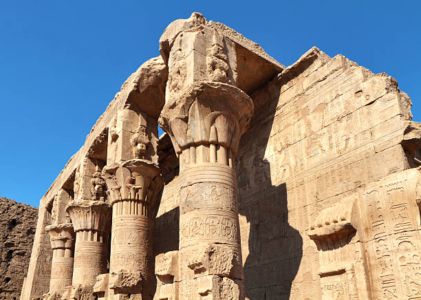 Hieroglyphics shot at the temple of Kom Ombo, Egypt.   