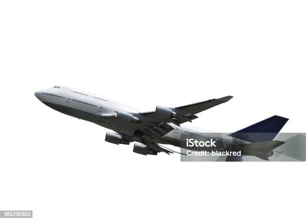 Avião - Fotografias de stock e mais imagens de Avião - Avião, Descolar - Atividade, Fundo Branco