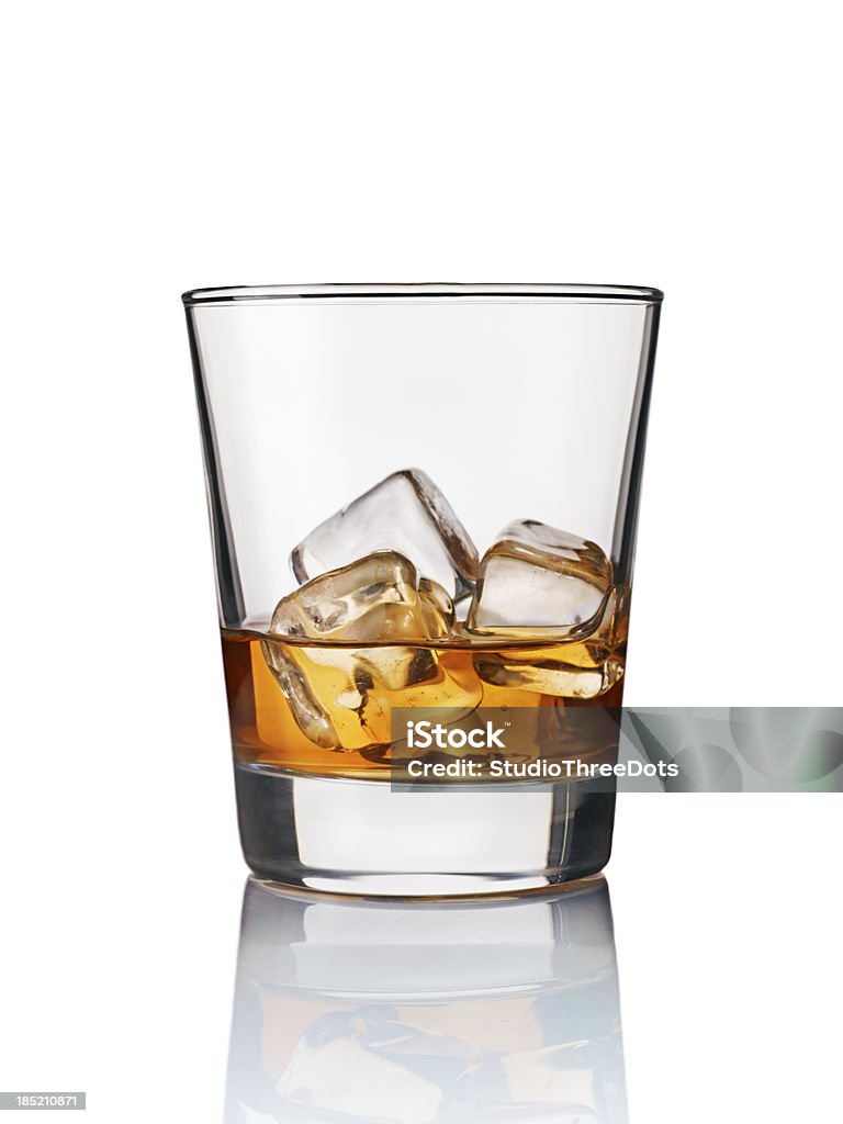 whisky am rock - Lizenzfrei Trinkglas Stock-Foto