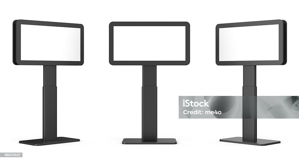 3 d vide vidéo Présentoir - Photo de Stand commercial libre de droits