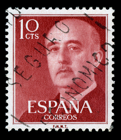 Francisco Franco (1892 - 1975) Postage Stamp, Spain.