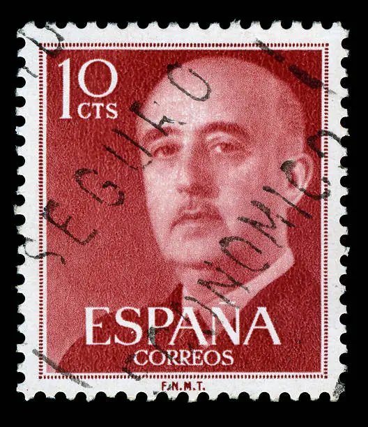 Photo of Francisco Franco Postage Stamp, Spain