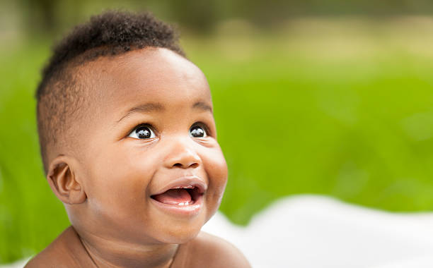 istock Smiling Little African American Baby 185211151