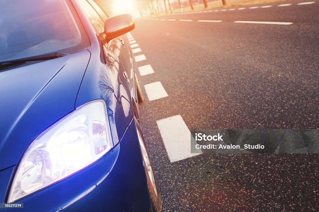 Carro e luz - Foto de stock de Acender royalty-free