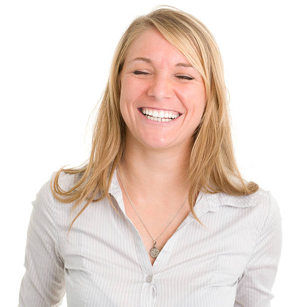istock Laughing Woman Portrait 185211381