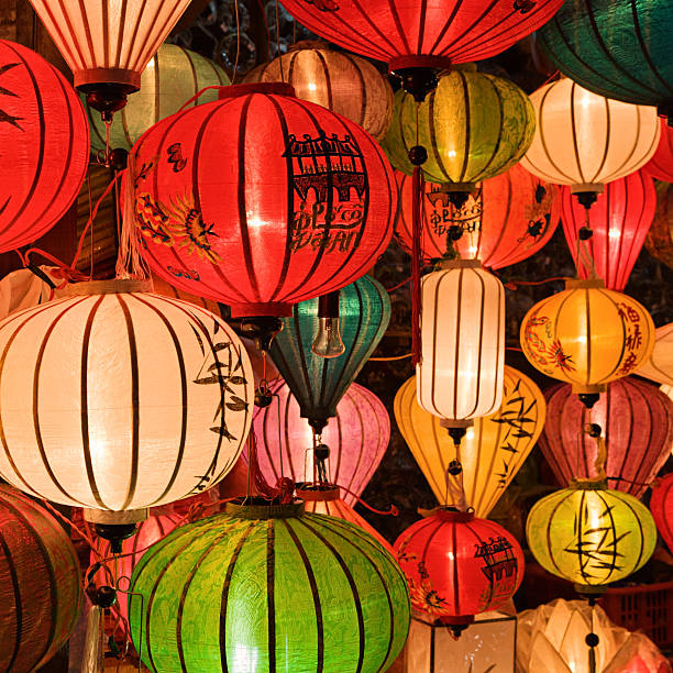 istock Silk lanterns in Hoi An city, Vietnam 185212757