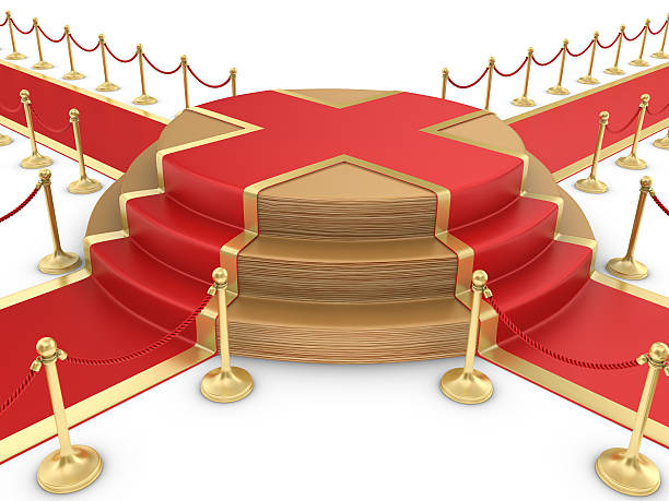 istock Red Carpet on the Stairs 185212989
