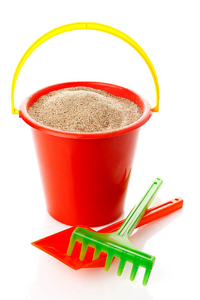 bucket and spade on the beach
