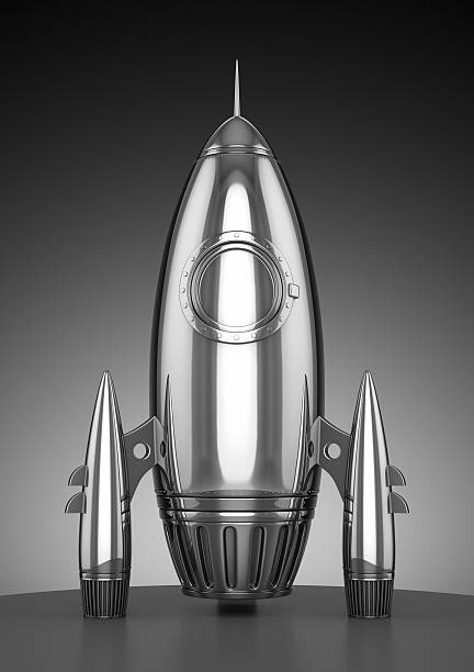 로켓 - rocket spaceship retro revival ufo 뉴스 사진 이미지